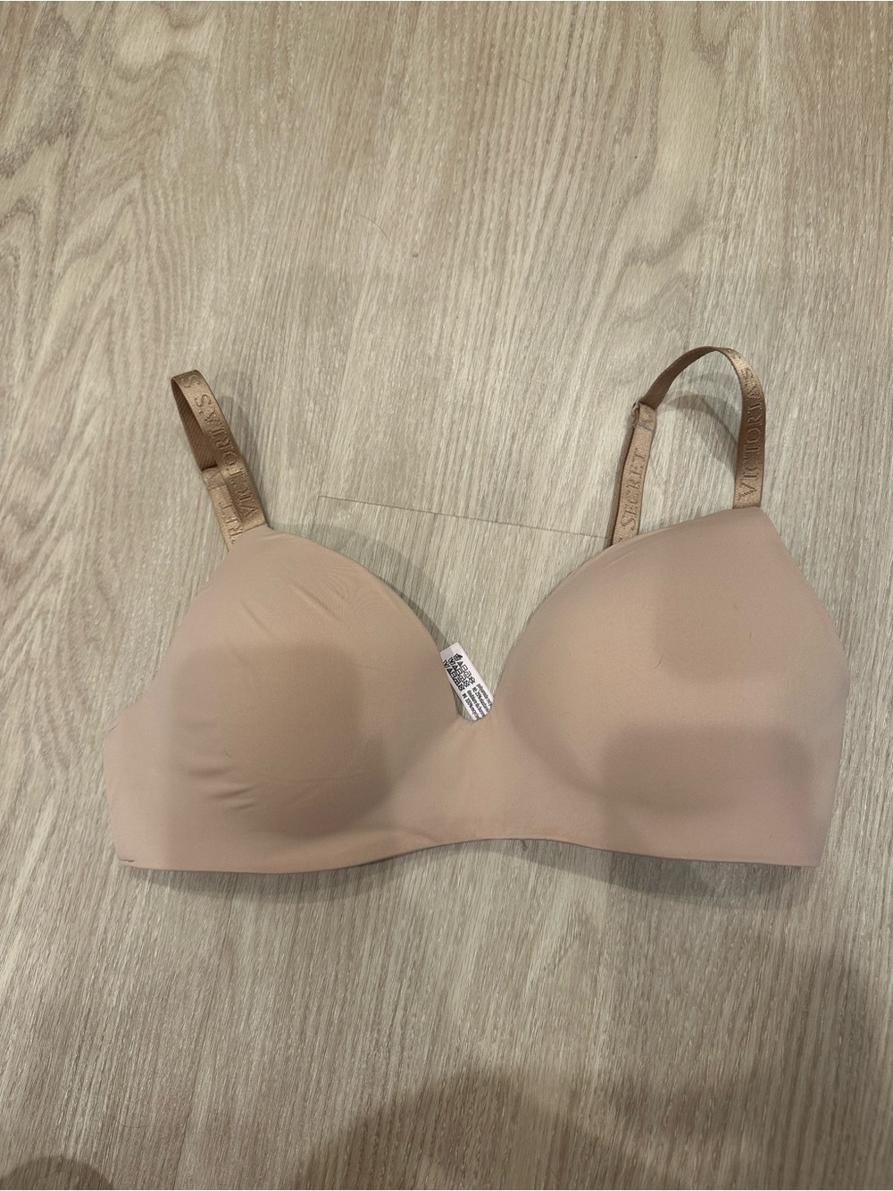Victoria's Secret Nude Light Brown Wireless T-Shirt Bra